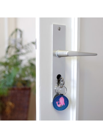 Mr. & Mrs. Panda Schlüsselanhänger Sternzeichen Jungfrau ohne Sp... in Sternenhimmel Blau