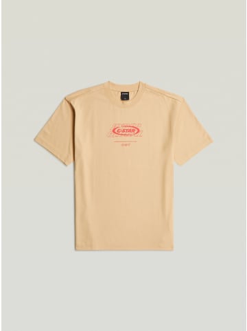 Hyper Graphic Relaxed T-Shirt cream
