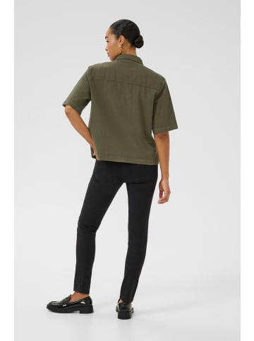 Kaffe Kurzarmhemd KAnaya Loose fit in Grape Leaf