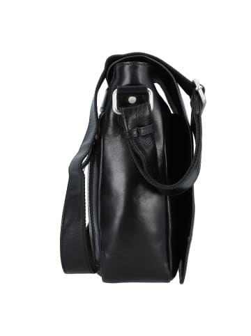 Leonhard Heyden Cambridge Messenger Leder 38 cm Laptopfach schwarz