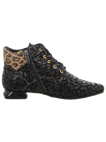 SIMEN Schnürstiefelette in schwarz