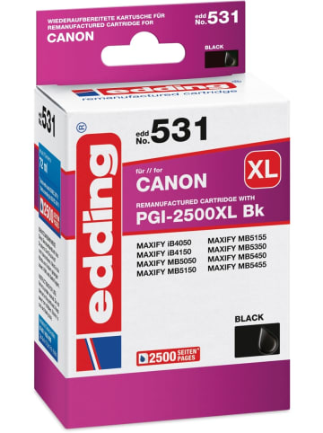 edding Druckerpatrone kompatibel mit Canon PGI-2500XLBk black