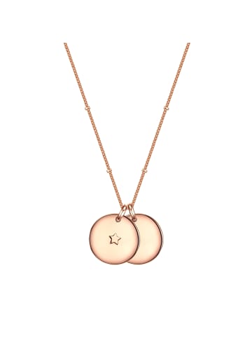 Glanzstücke München Kette mit Anhänger Sterling Silber roségold in roségold