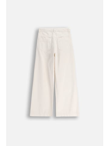 Coccodrillo Weite jeanshose mit weitem bein in ecru