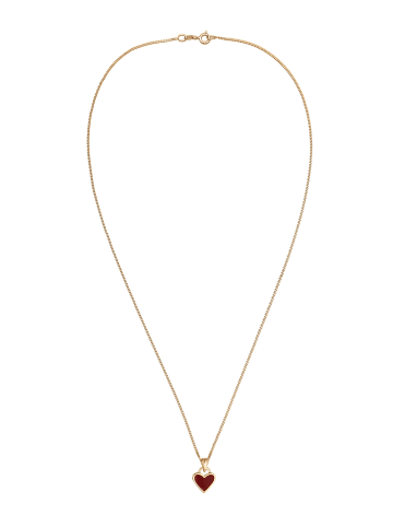 Elli Halskette 925 Sterling Silber Herz in Gold