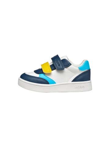 Geox Kinder-Sneaker mit Klettverschluss, Modell „Eclyper A Synt Lea“ (Größe B) Blau