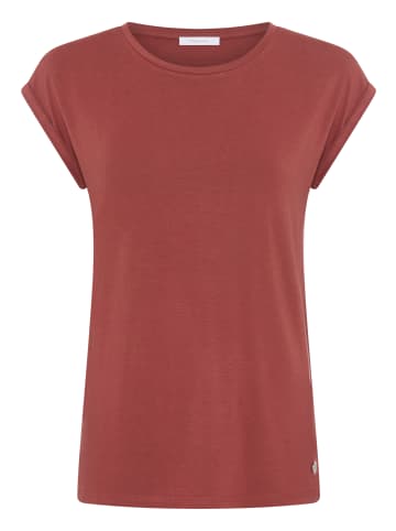 Tamaris T-Shirt in karminrot