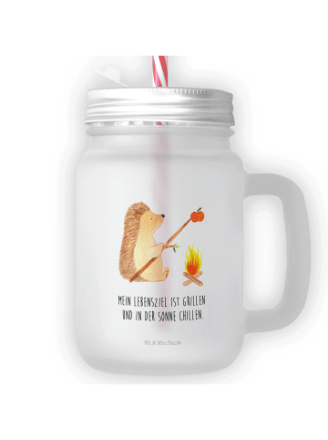 Mr. & Mrs. Panda Trinkbecher Igel Grillen mit Spruch in Transparent