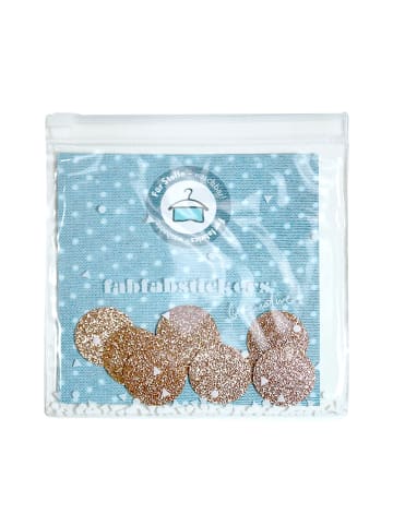 Fabfabstickers Glitzerpunkte-/konfetti in Rosegold zum Aufbügeln