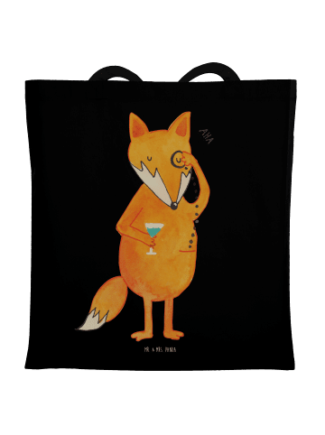 Mr. & Mrs. Panda Tasche Fuchs Lord ohne Spruch in Schwarz