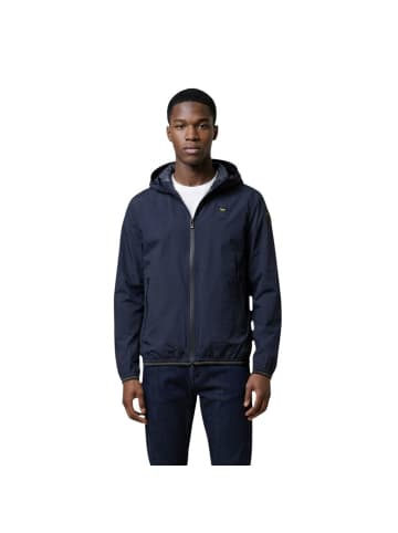 Blau Polyamid Shelljacke