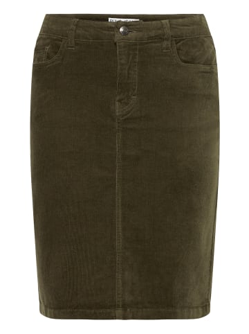 PULZ Jeans Webrock PZSALLY Short Skirt 50208443 schicker Rock in Grün