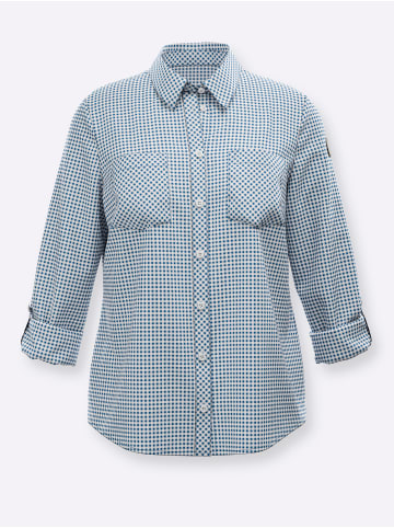 WITT WEIDEN Karo-Bluse in topas-weiß-kariert