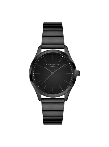 LIEBESKIND BERLIN Armbanduhr The Round Staple in schwarz