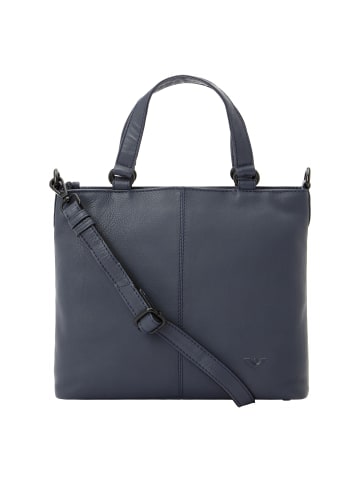 VLD VOi Leather Design 4Season Handtasche Leder 28 cm blau