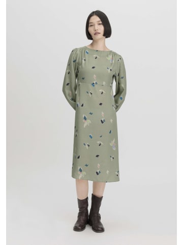 Hessnatur Kleid Midi Regular in seegras