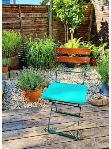 Coen Bakker Outdoor Stuhlkissen Sitzkissen 40x40cm Wasserfest in Aqua