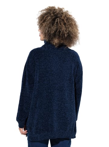 Ulla Popken Oversized-Pullover in tintenblau