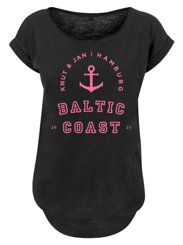 F4NT4STIC T-Shirt Baltic Coast Ostsee Knut & Jan Hamburg Farbe in schwarz