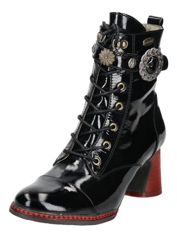 LAURA VITA Stiefelette in Schwarz Lack