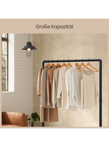 SONGMICS Kleiderständer Dalson in schwarz - (B)100 x (H)163 x (T)50 cm