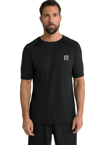 JP1880 Kurzarm T-Shirt in schwarz
