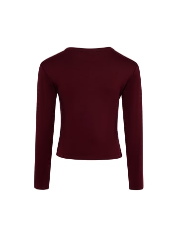 VINAJA Women Longsleeve in WINE RED