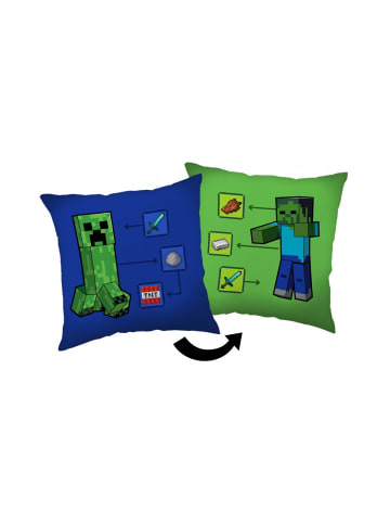 Minecraft Creeper Kissen 40×40cm Dekokissen Kinder Gamer