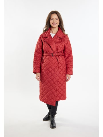 Albee Women Steppmantel in Vintage Rot