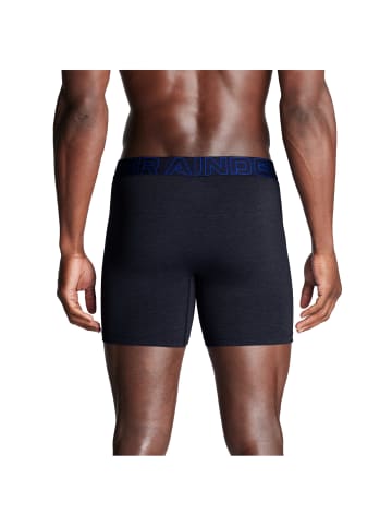 Under Armour Boxershort 6er Pack in Dunkelblau/Grau/Blau