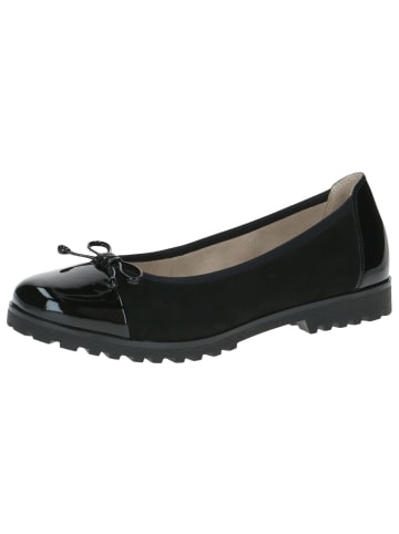 Caprice Ballerina in BLACK SUEDE