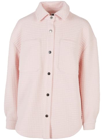 Urban Classics Zip-Kapuzenpullover in pink