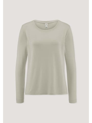 Hessnatur Langarm Schlafshirt Regular in perlmutt