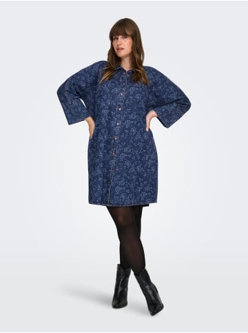 ONLY Carmakoma Jeanskleid in Medium Blue Denim