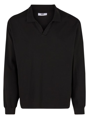 DEF DEF DEF COLLAR Longsleeves in jetblack