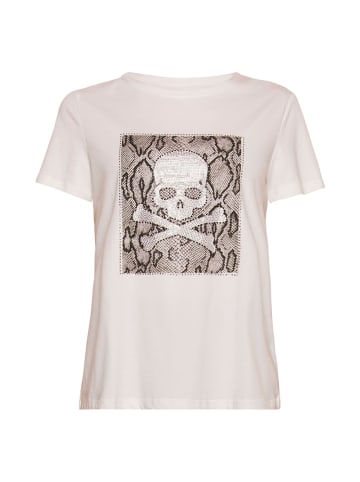 TOOCHE Shirt & Top "Totenkopf" in Weiß