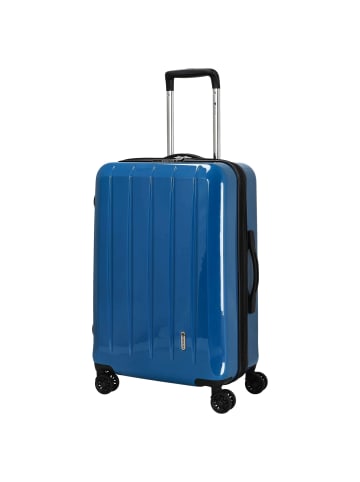 Check.In London 2.0 - 4-Rollen-Trolley 67 cm (orange) in blau