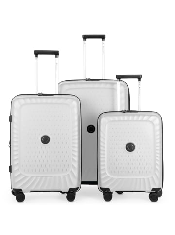 Hauptstadtkoffer Kotti - 3er Koffer-Set Trolley Gepäckset, TSA, 4 Rollen (S, M & L) in Weiß