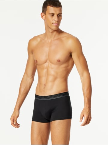 Schiesser Boxershorts Uncover in schwarz-weiss