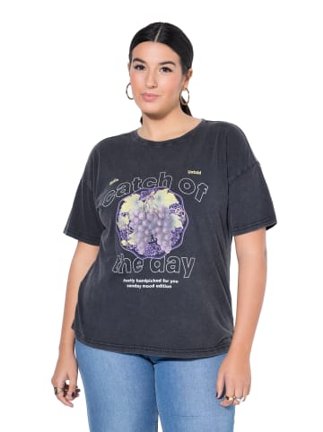 Studio Untold Shirt in anthrazit melange