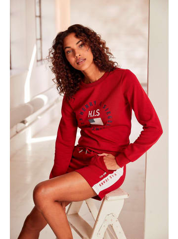 H.I.S Sweatshirt in rot