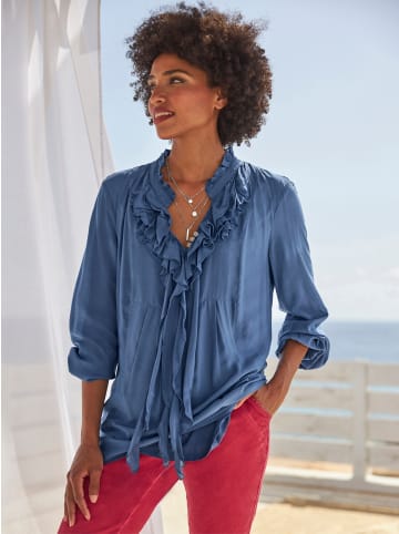 Heine Bluse in jeansblau