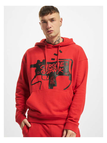 DEF DEF Kapuzenpullover in red