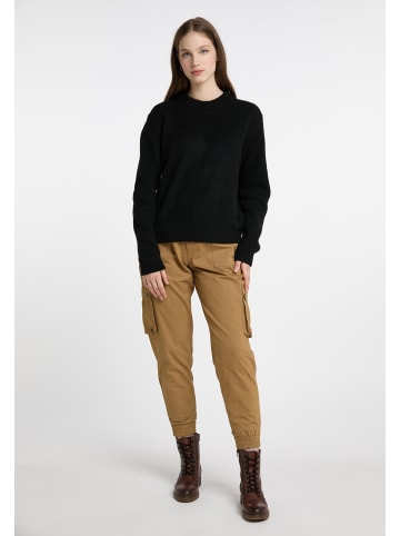 DreiMaster Damen Strickpullover in Schwarz