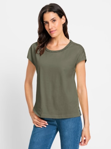 WITT WEIDEN Rundhals-Shirt in khaki