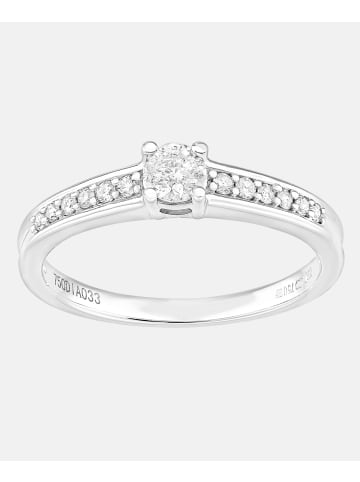 Diamant L'éternel Ring aus 750 Weißgold mit 0.33 Karat Diamant