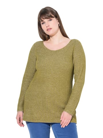 Ulla Popken Pullover in blattgrün
