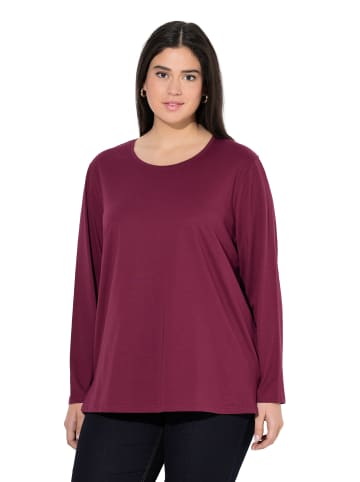 Ulla Popken Shirt in dunkle beere