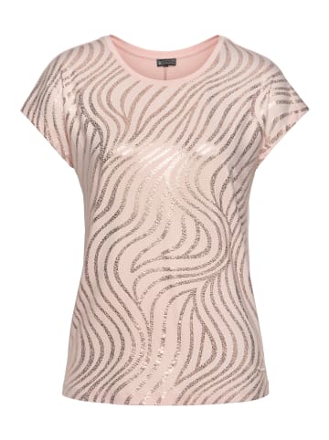 Laura Scott Rundhalsshirt in rosa