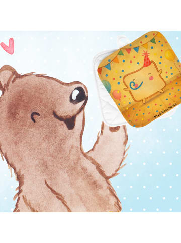 Mr. & Mrs. Panda Topfhandschuhe Toast Party Design ohne Spruch in Weiß